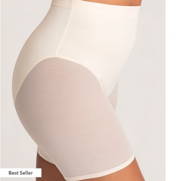 Shapermint Essentials Everyday Empower Mesh Shaper Shorts [A4-4] - Picture 1 of 6